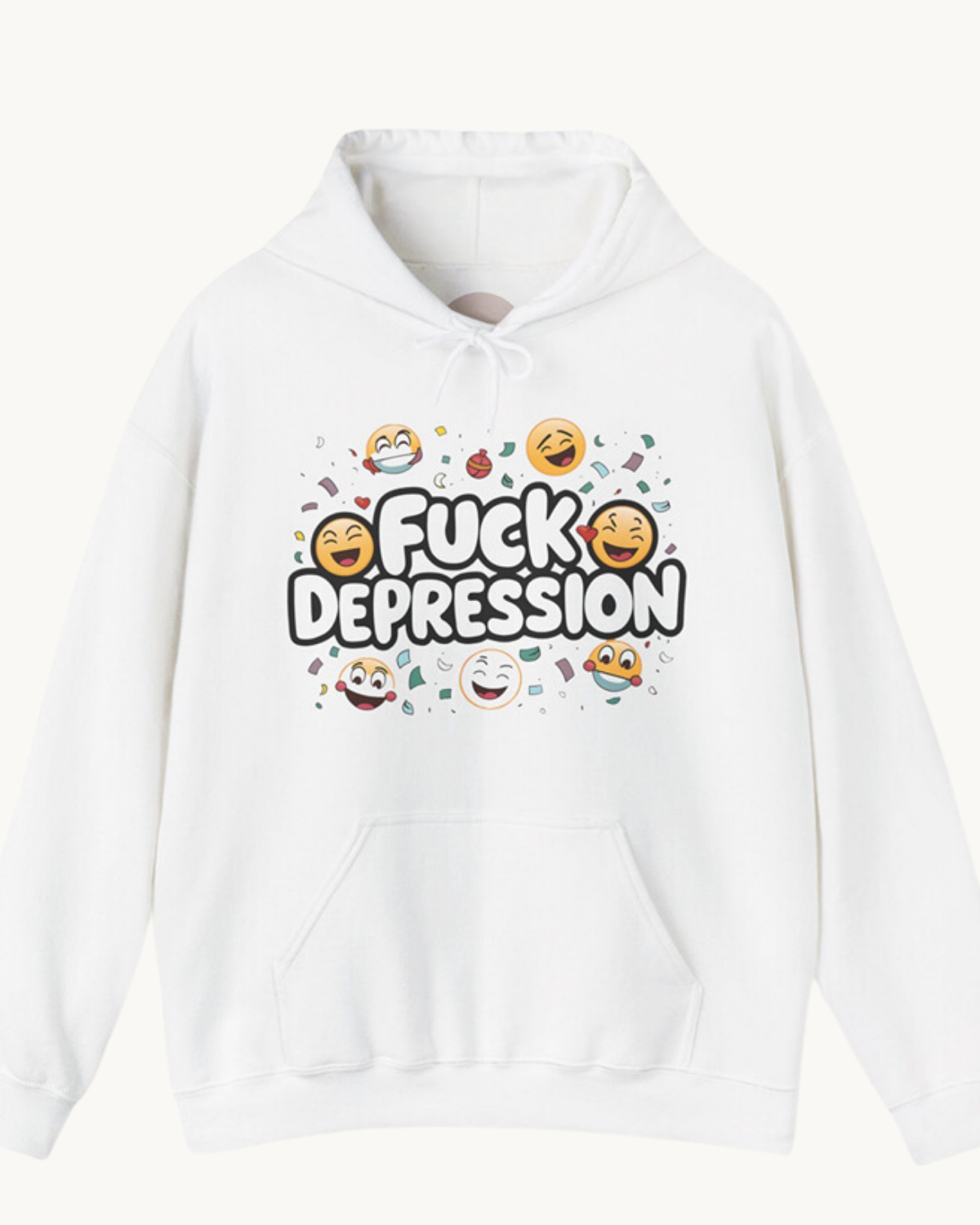 Fuck Depression Unisex Heavy Blend Hooded Sweatshirt