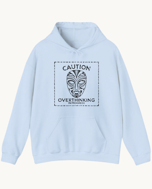 Caution: Overthinking in Progress - Unisex Heavy Blend Hooded Sweatshirt