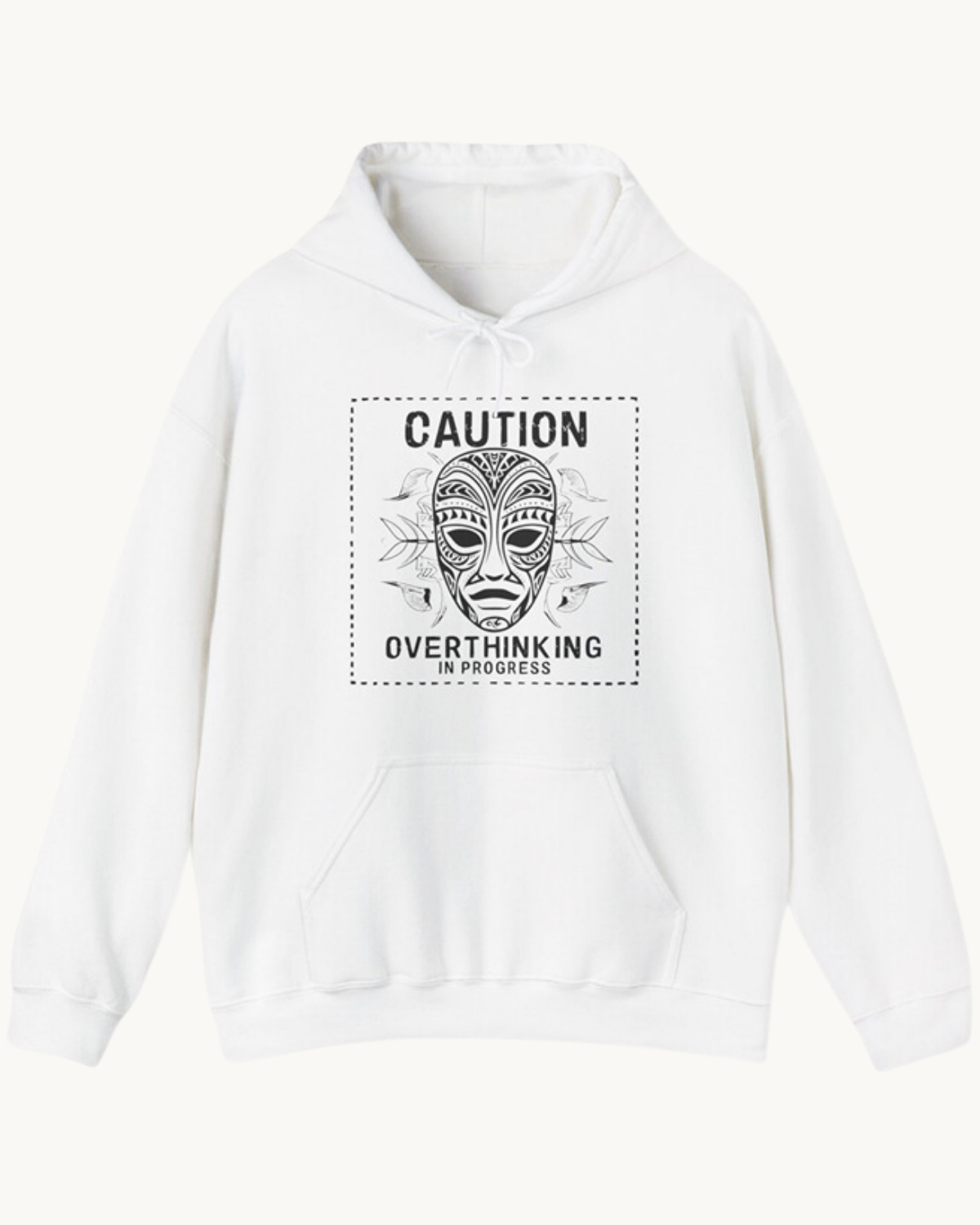 Caution: Overthinking in Progress - Unisex Heavy Blend Hooded Sweatshirt