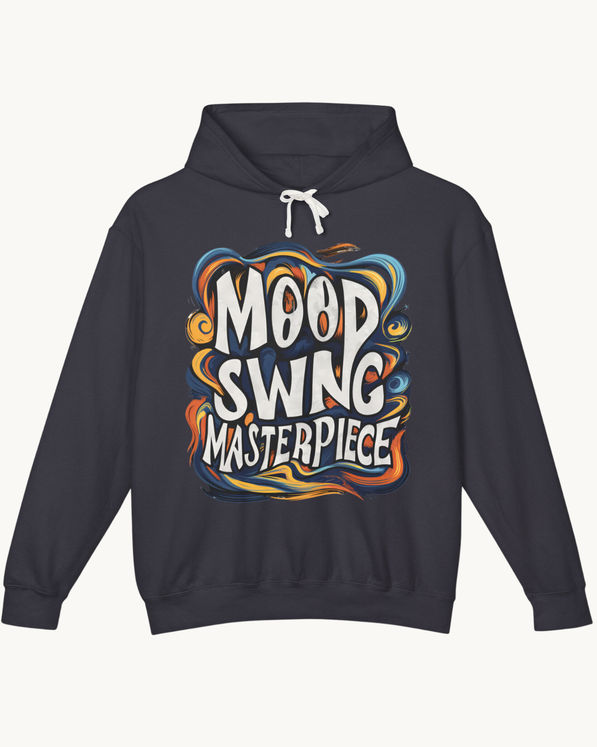 Mood Swing Masterpiece Unisex Lightweight Hooded Sweatshirt