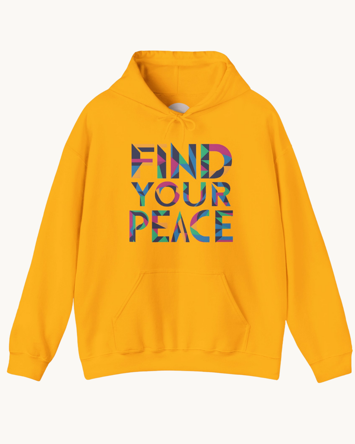 Find Your Peace Unisex Hoodie – Cozy Comfort with a Mental Health Twist