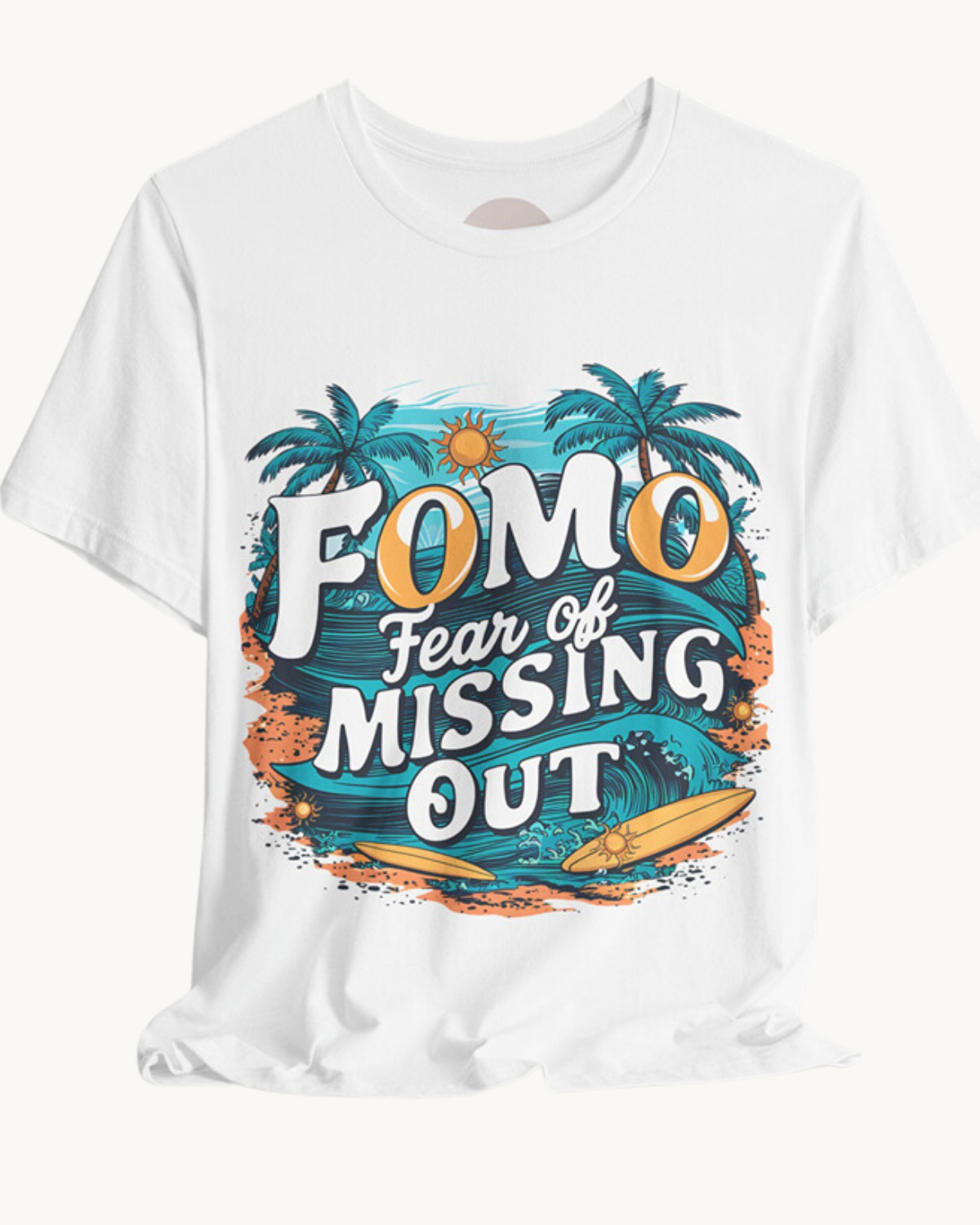 FOMO Fear of Missing Out Unisex T-shirt – Sustainable & Stylish