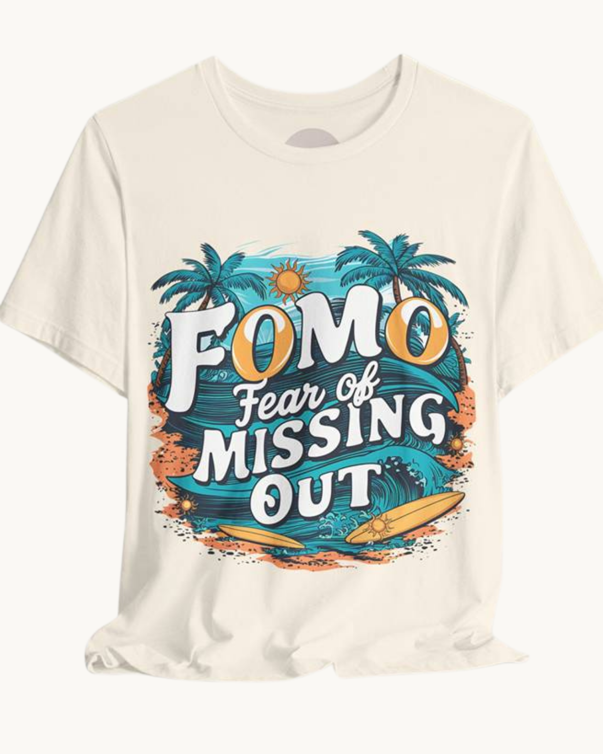 FOMO Fear of Missing Out Unisex T-shirt – Sustainable & Stylish