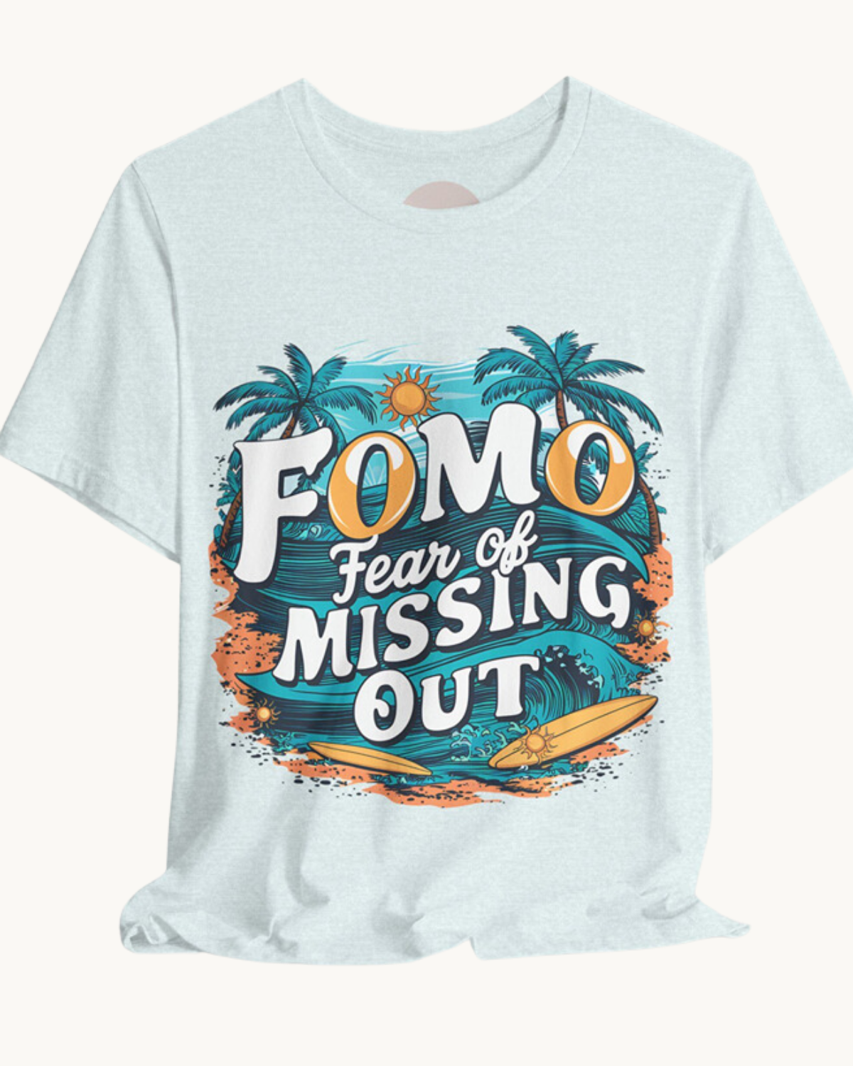 FOMO Fear of Missing Out Unisex T-shirt – Sustainable & Stylish