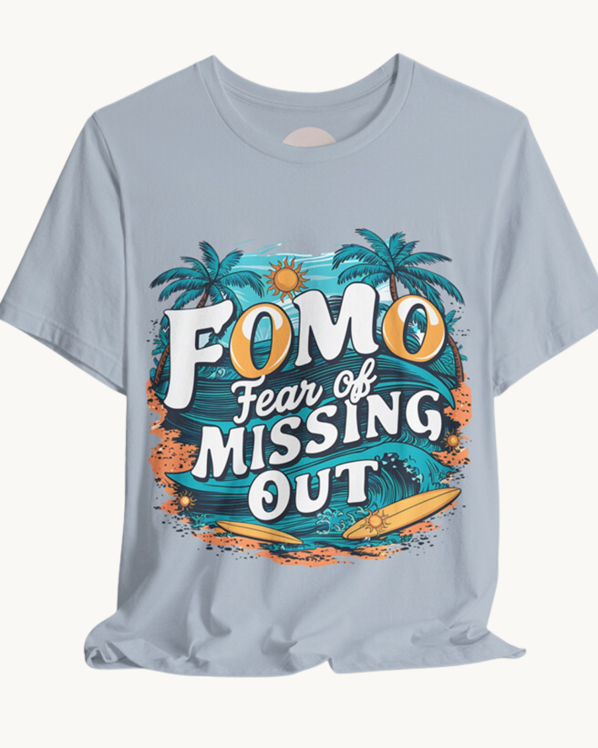 FOMO Fear of Missing Out Unisex T-shirt – Sustainable & Stylish