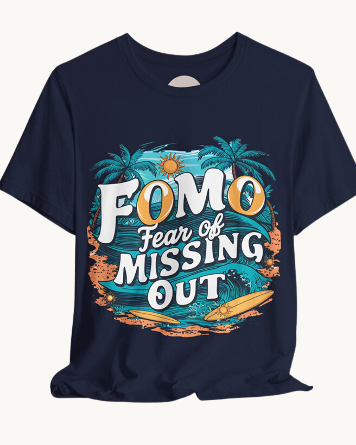 FOMO Fear of Missing Out Unisex T-shirt – Sustainable & Stylish