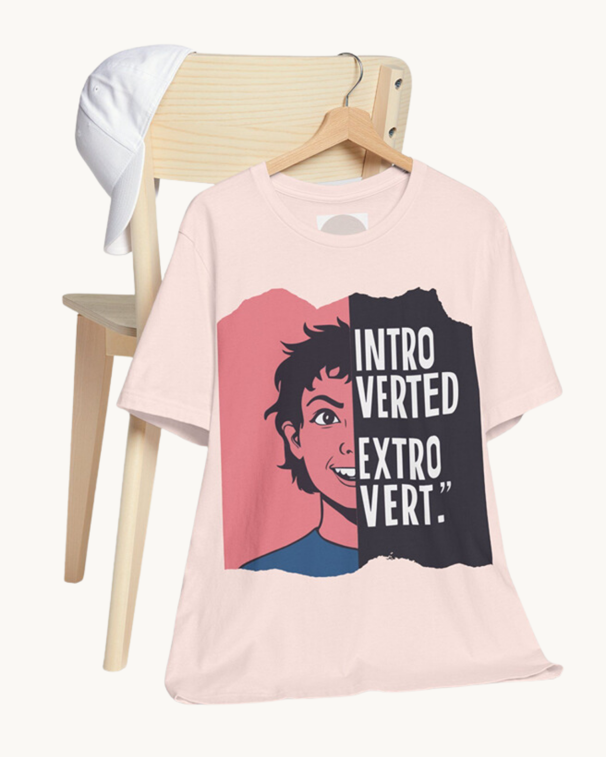 Introverted Extrovert T-Shirt – Embrace Your Unique Social Balance with Hellofeels