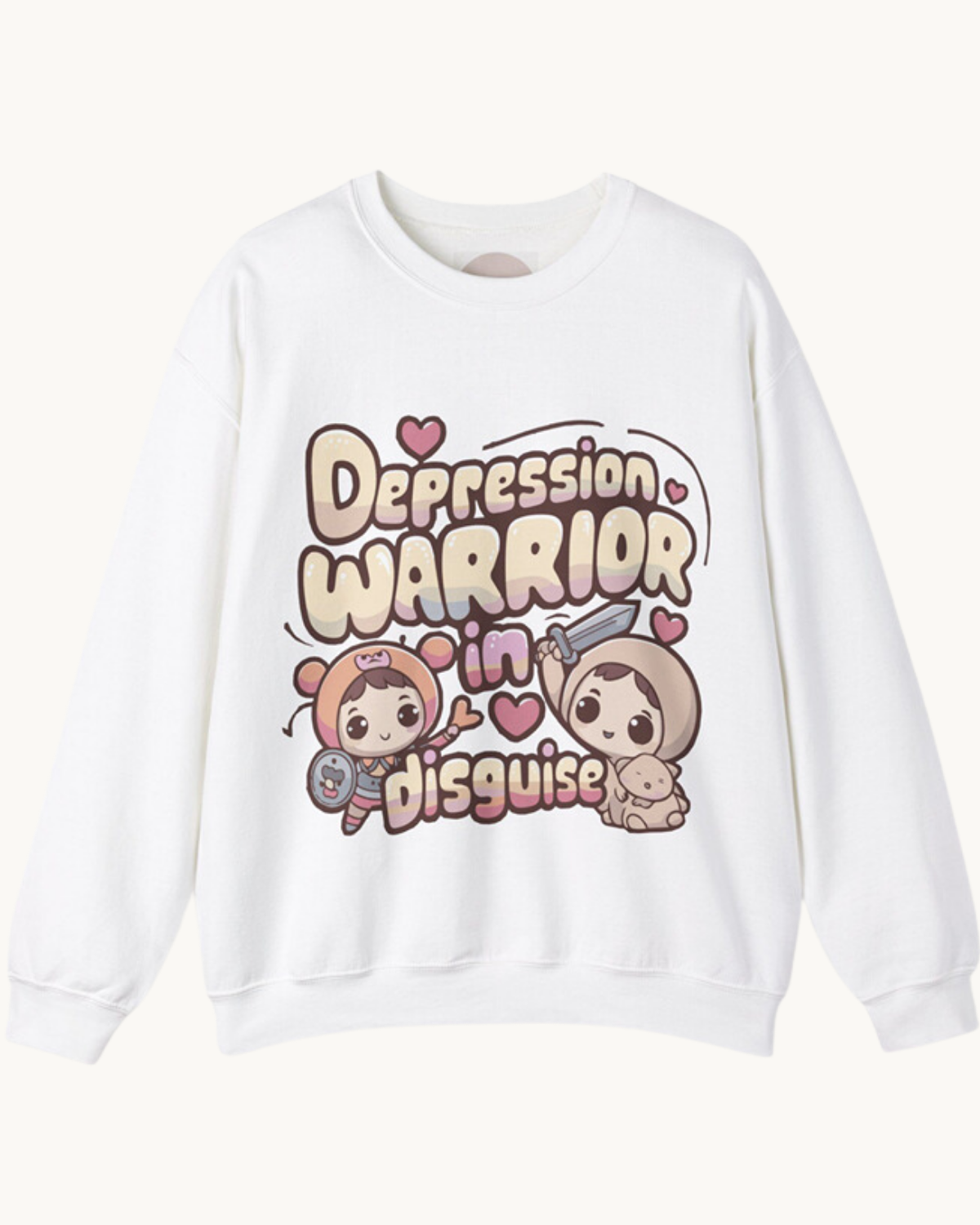 Depression Warrior in Disguise Sweatshirt