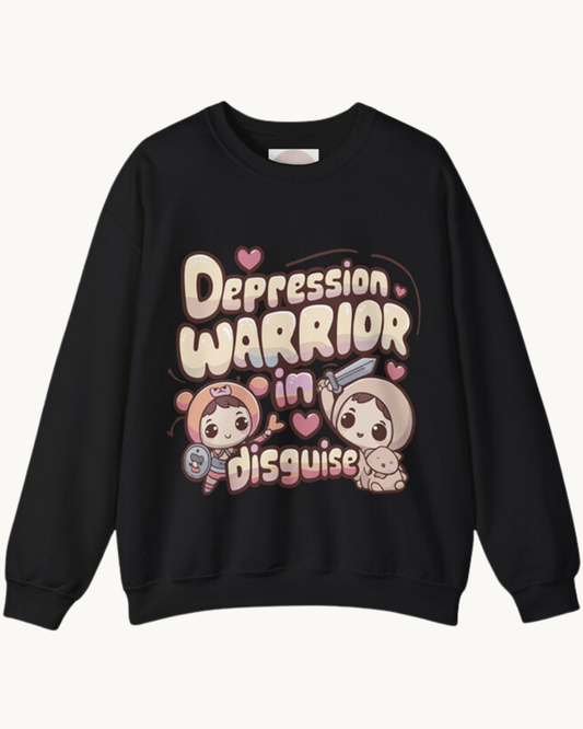 Depression Warrior in Disguise Sweatshirt