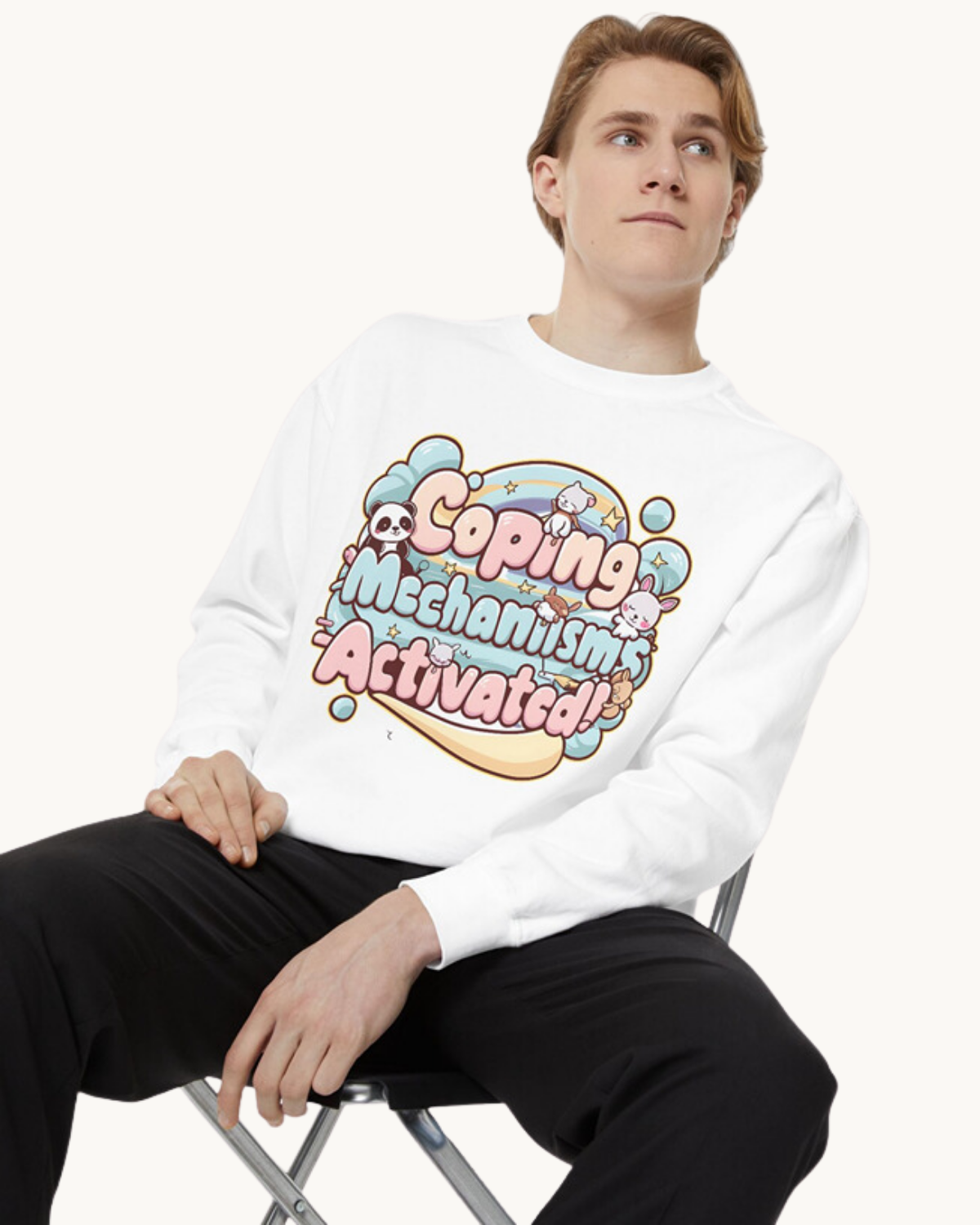 Coping Mechanism Activated Unisex Sweatshirt