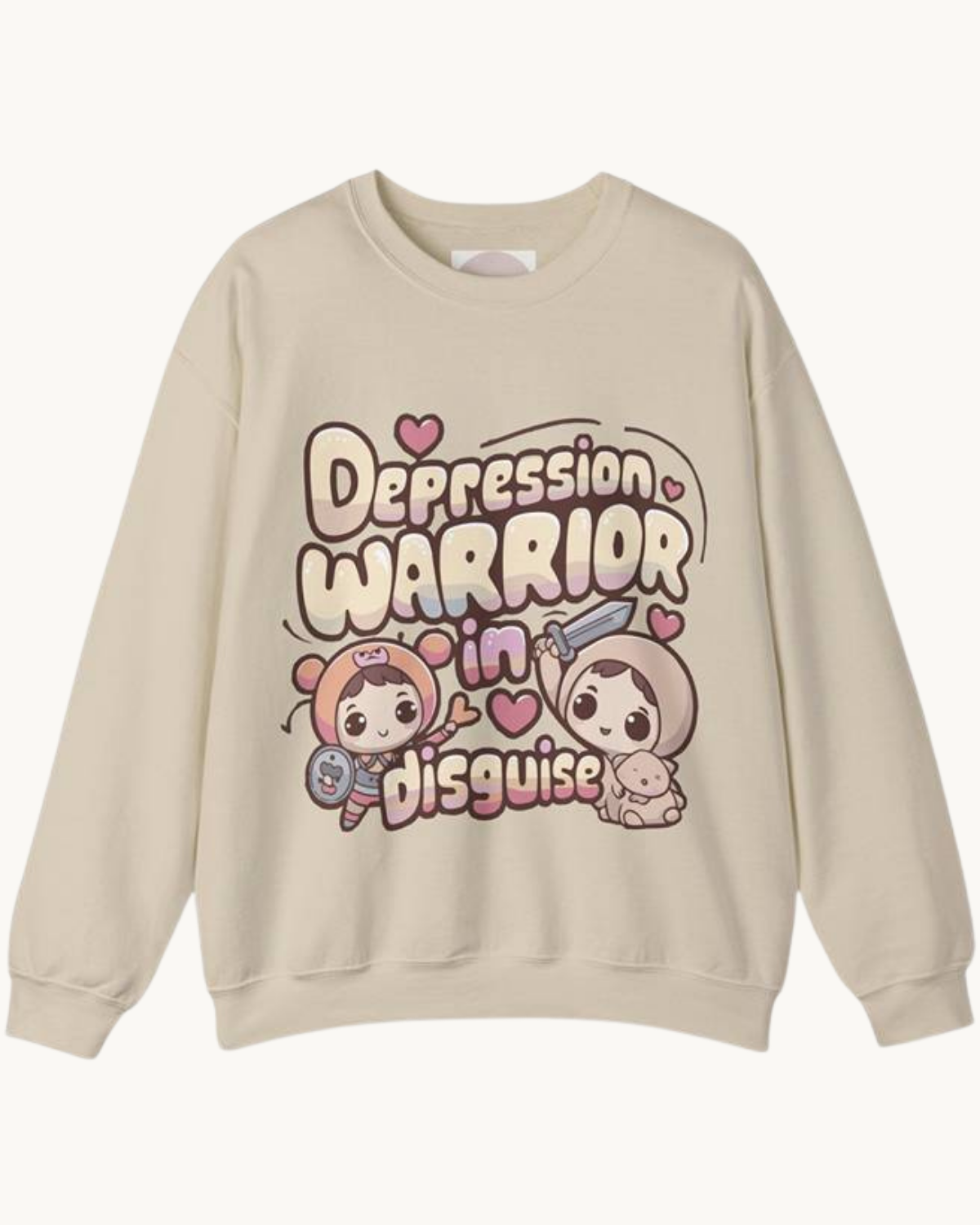 Depression Warrior in Disguise Sweatshirt