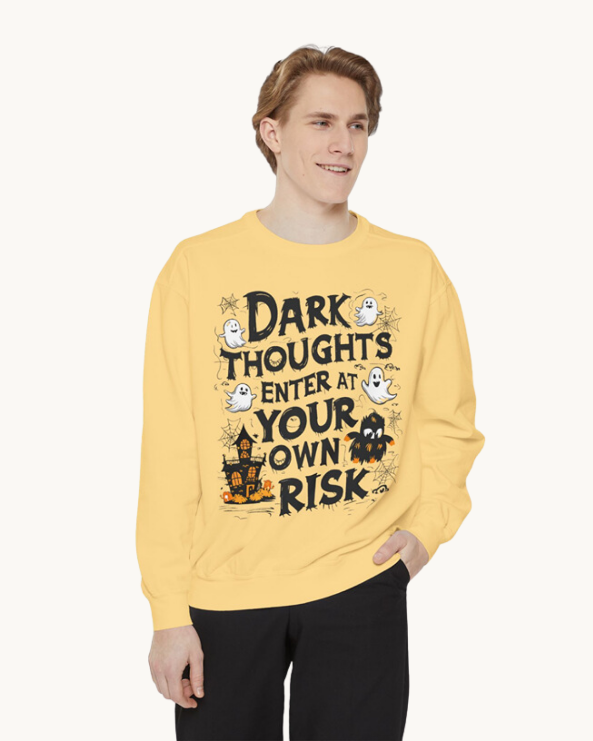 Dark Thoughts Enter at Your Own Risk - Unisex Sweatshirt