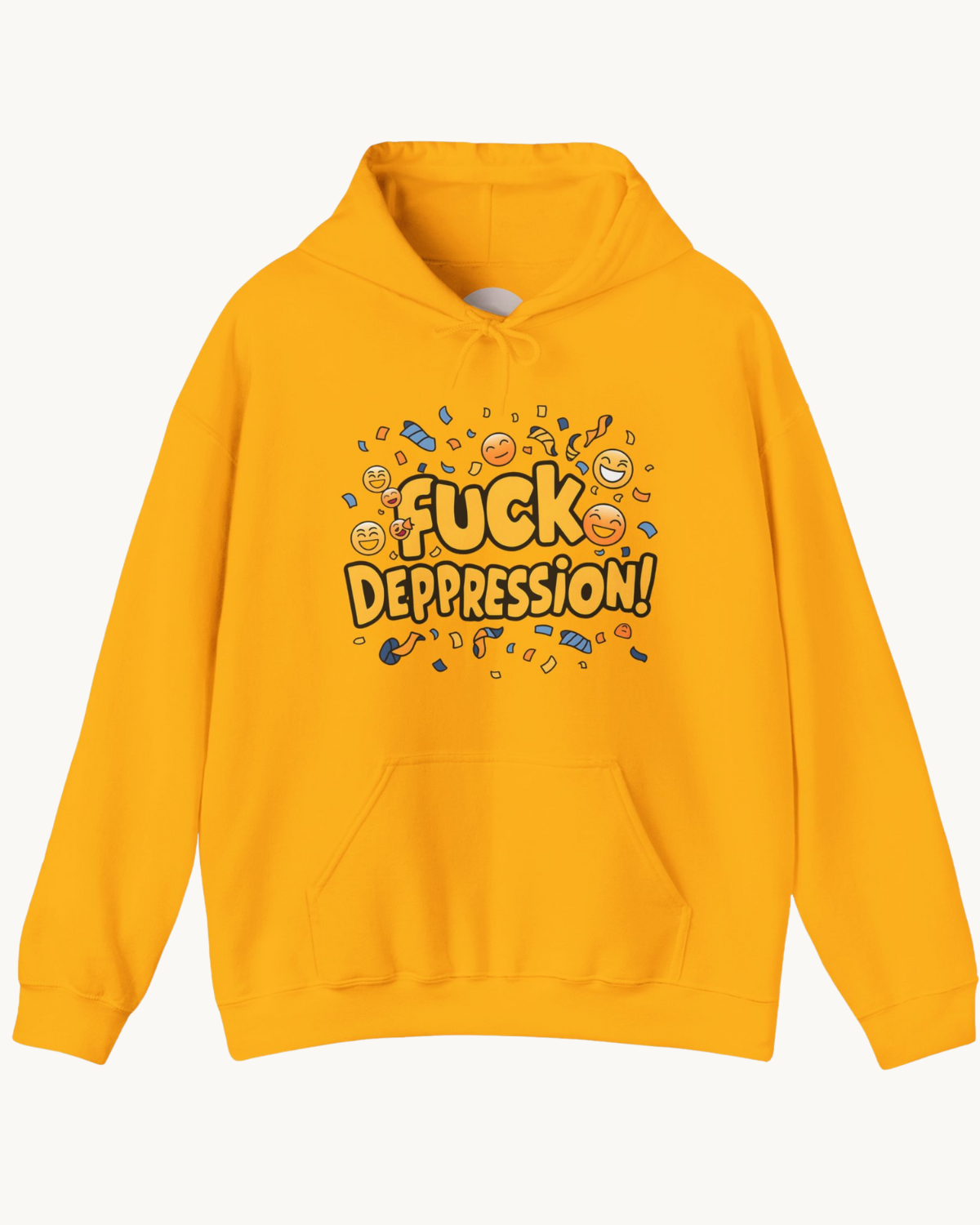 Fuck Depression Unisex Heavy Blend Hooded Sweatshirt