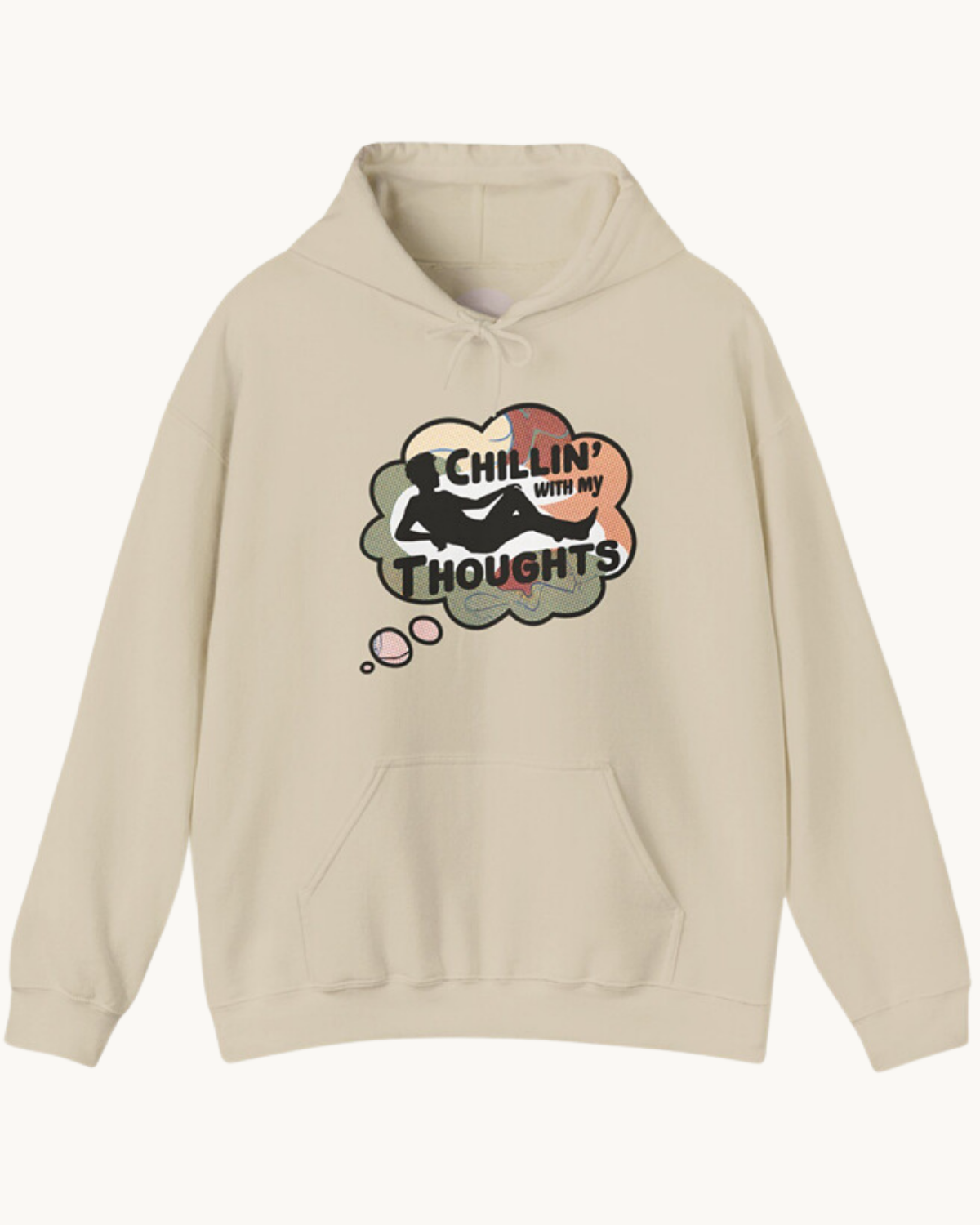 Chilling with My Thoughts Unisex Hoodie