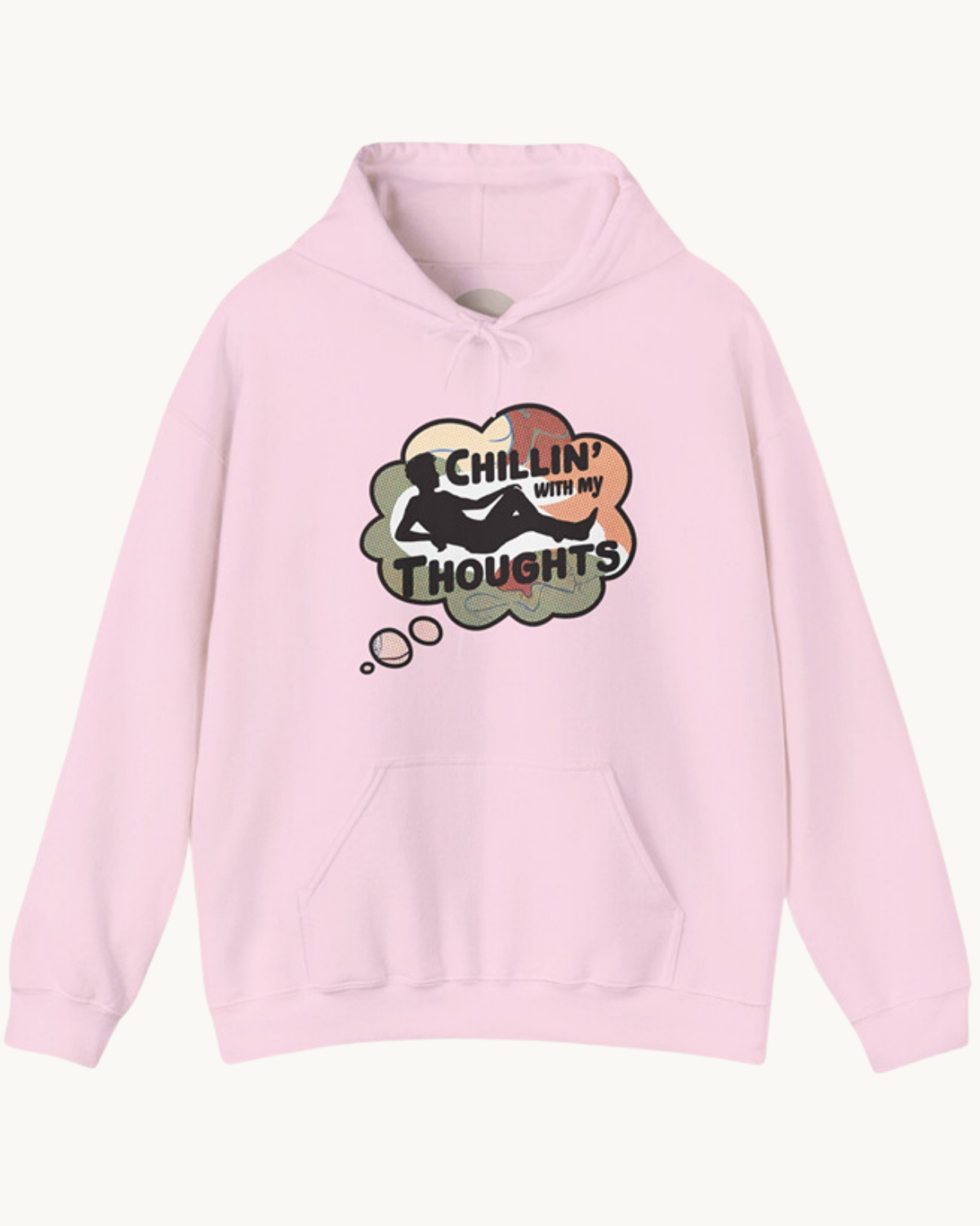 Chilling with My Thoughts Unisex Hoodie