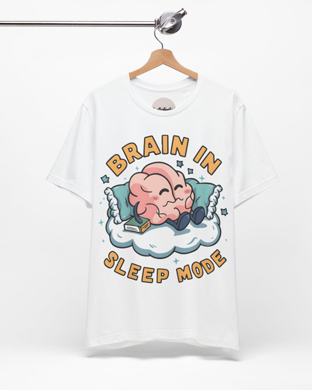 Brain in Sleep Mode Unisex T-Shirt | Luxuriously Casual Comfort for Mental Health Expression