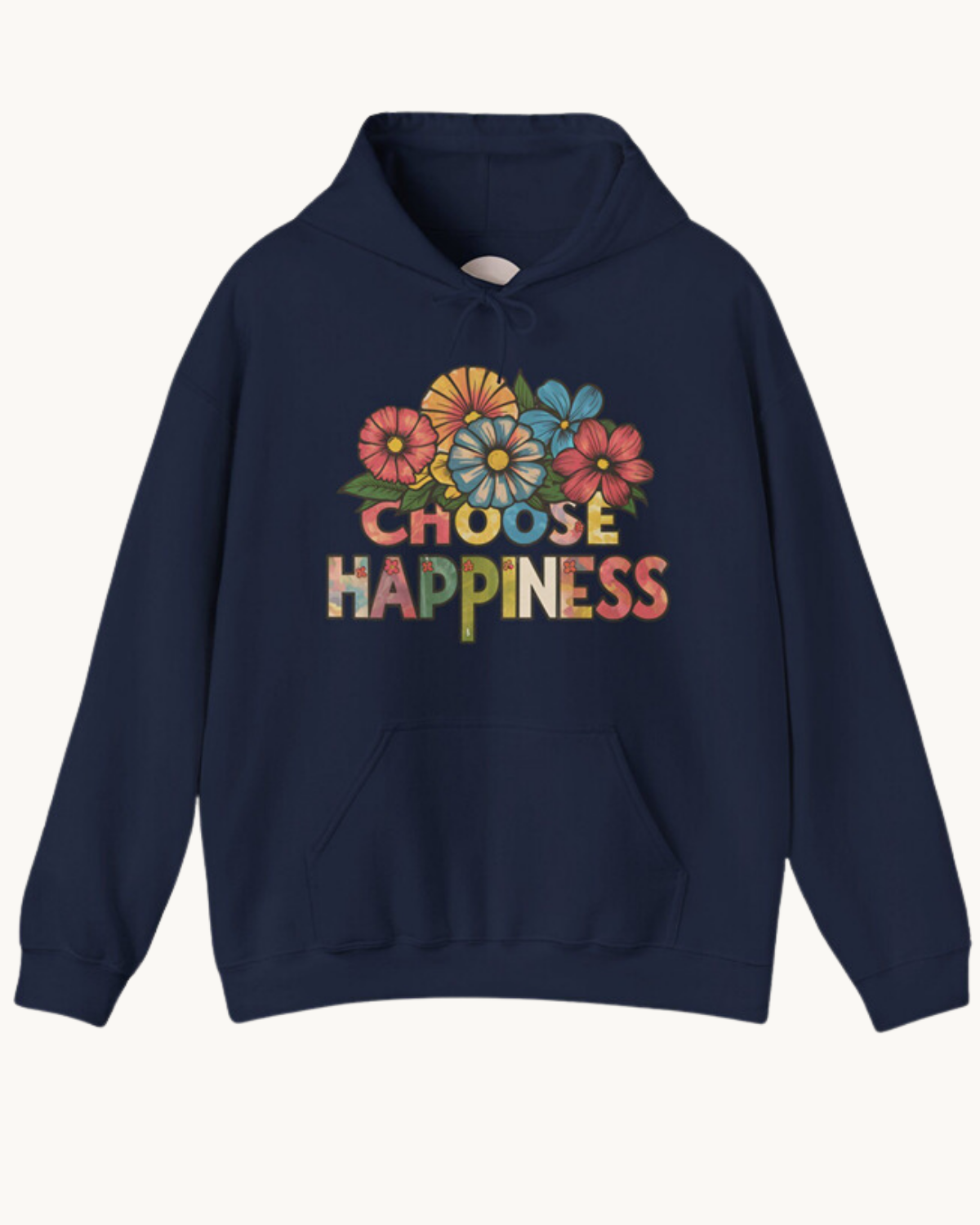 Choose Happiness Unisex Hoodie| Cozy & Ethical Comfort