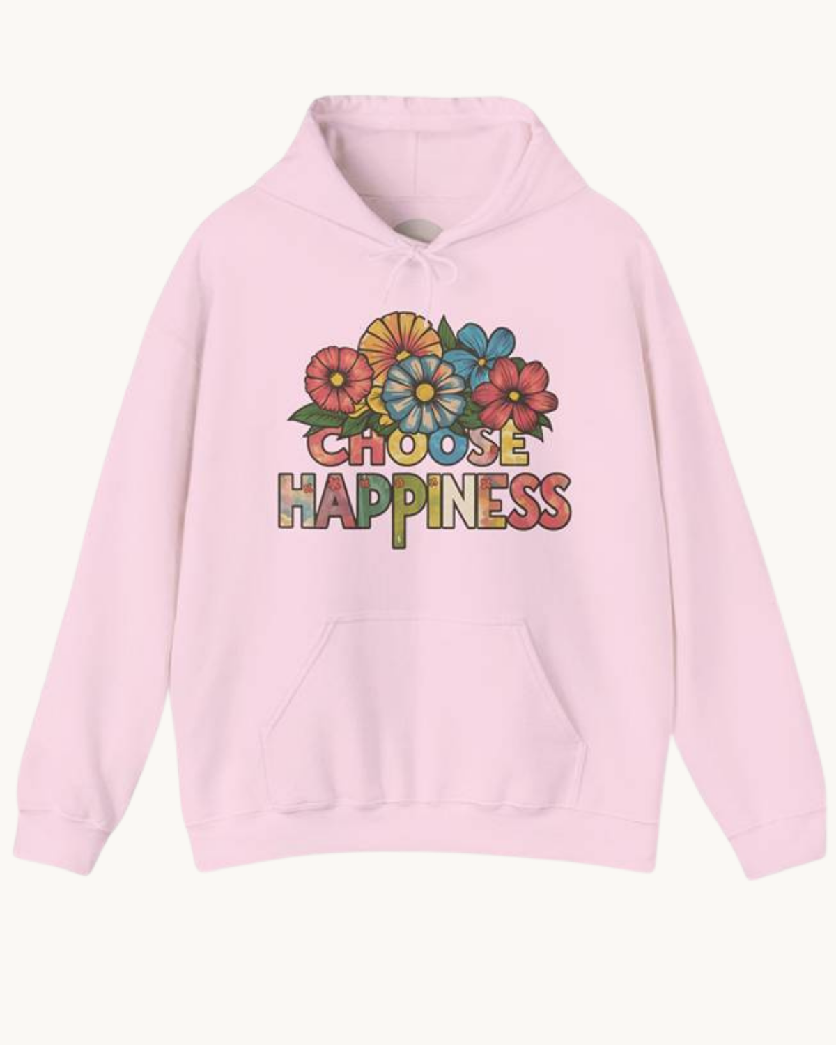 Choose Happiness Unisex Hoodie| Cozy & Ethical Comfort