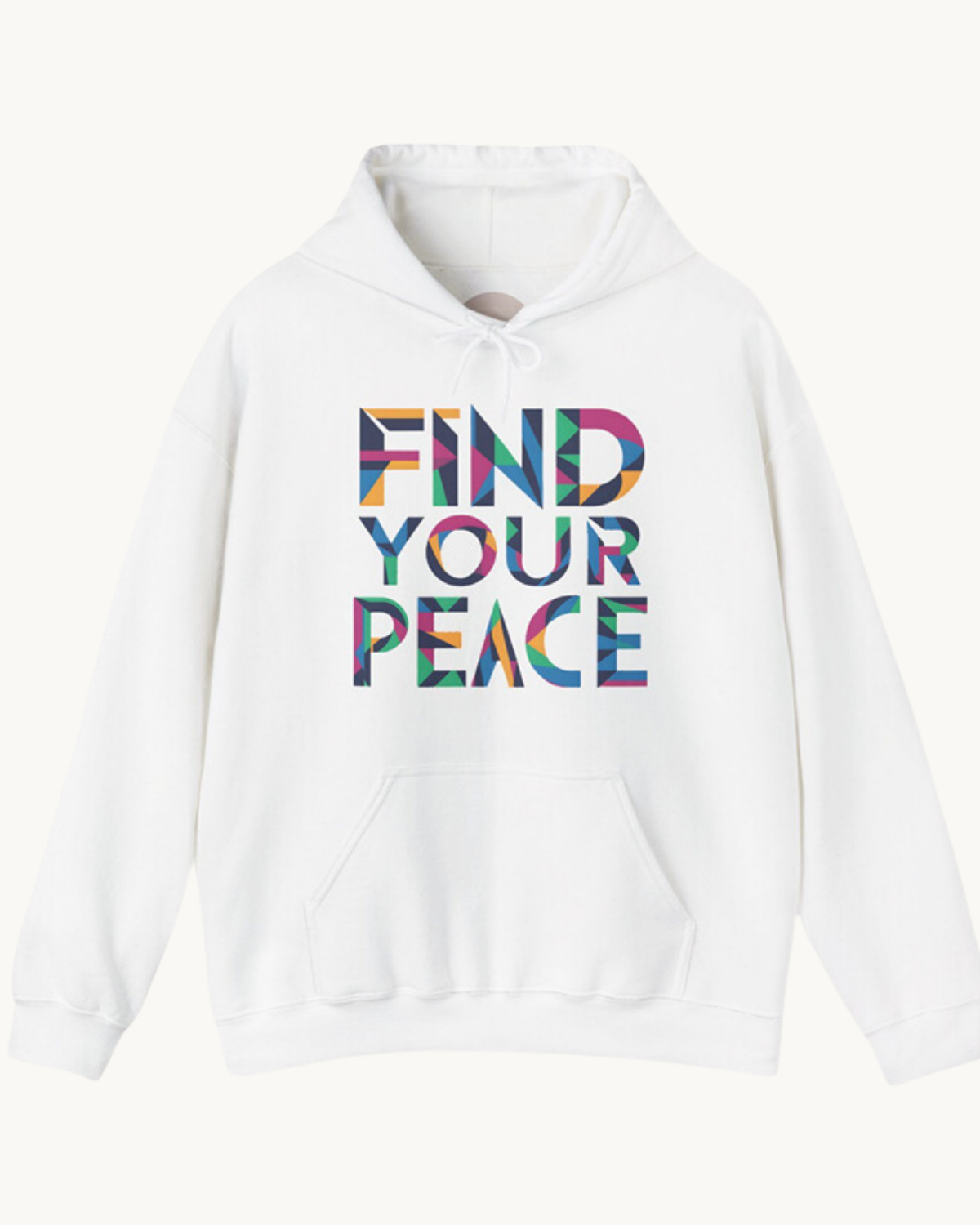 Find Your Peace Unisex Hoodie – Cozy Comfort with a Mental Health Twist