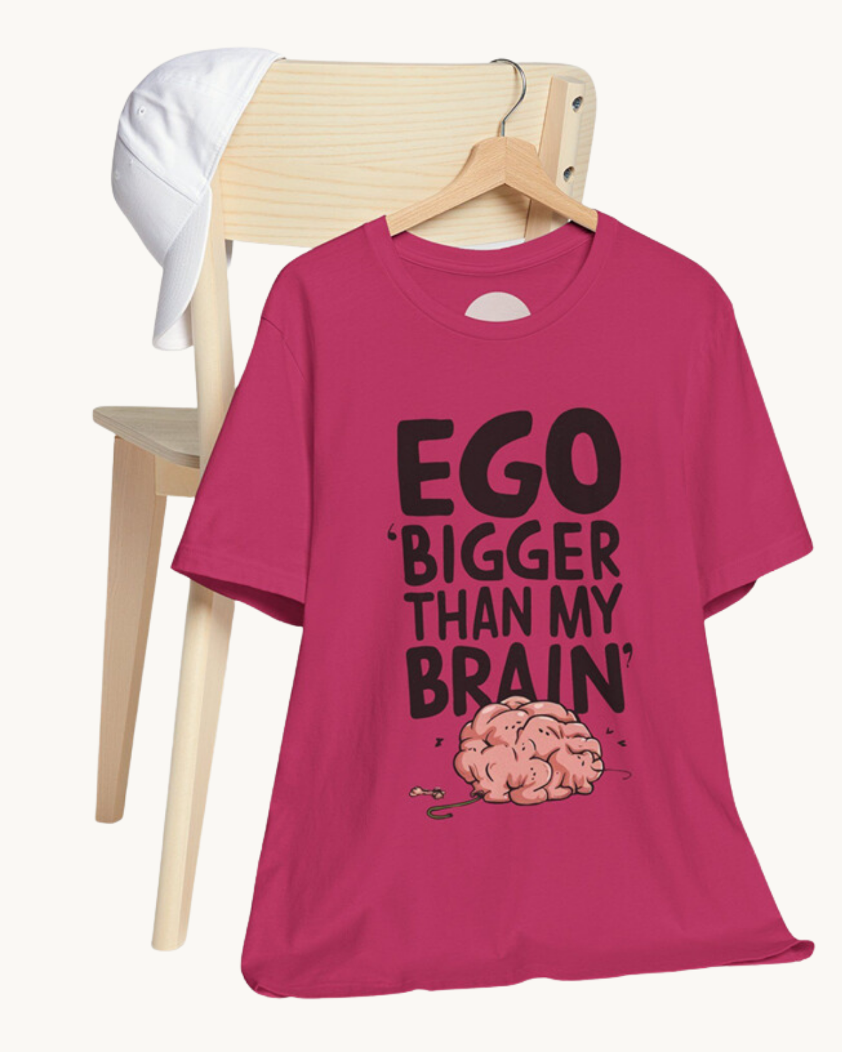 Ego Bigger Than My Brain Unisex T-shirt