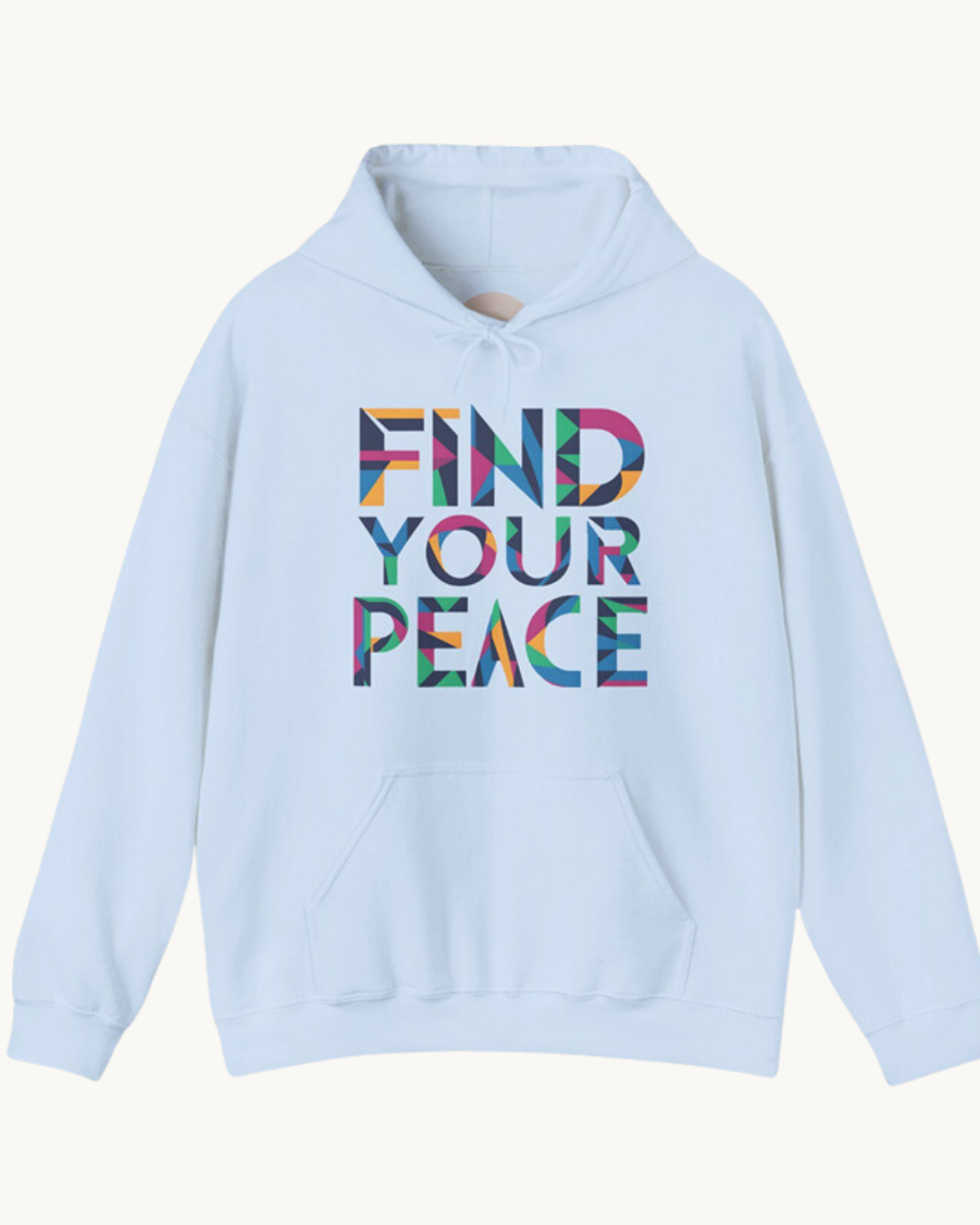 Find Your Peace Unisex Hoodie – Cozy Comfort with a Mental Health Twist