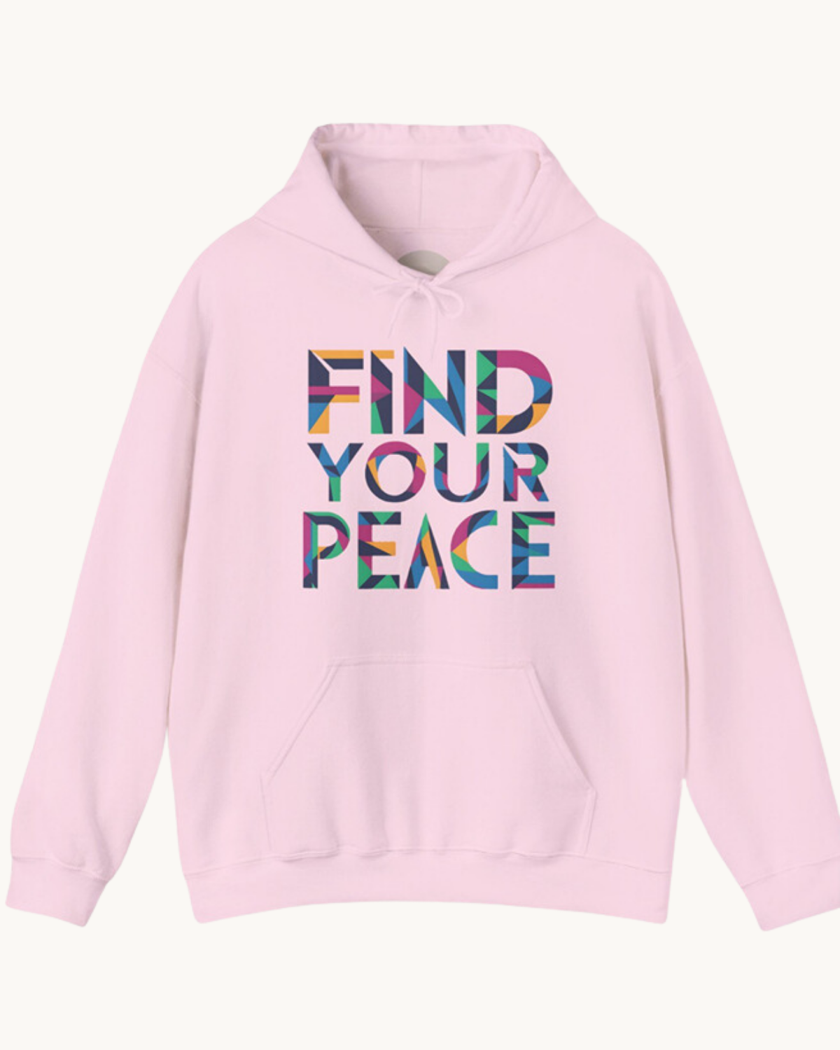 Find Your Peace Unisex Hoodie – Cozy Comfort with a Mental Health Twist