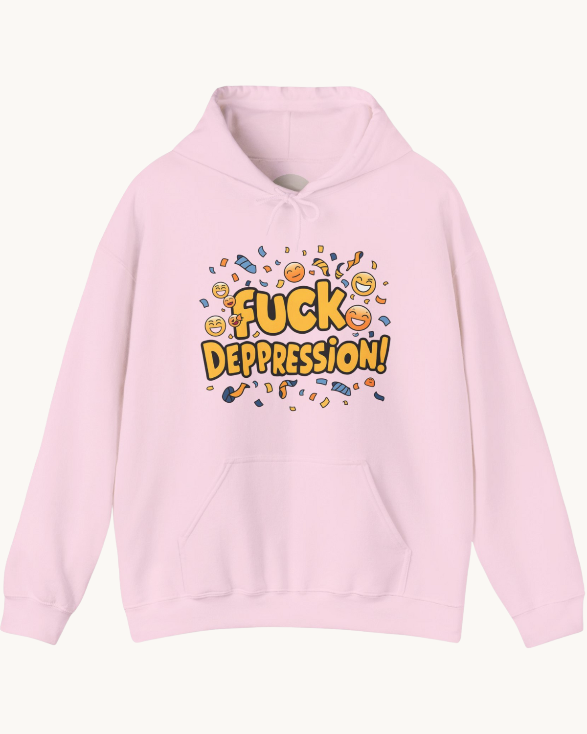 Fuck Depression Unisex Heavy Blend Hooded Sweatshirt