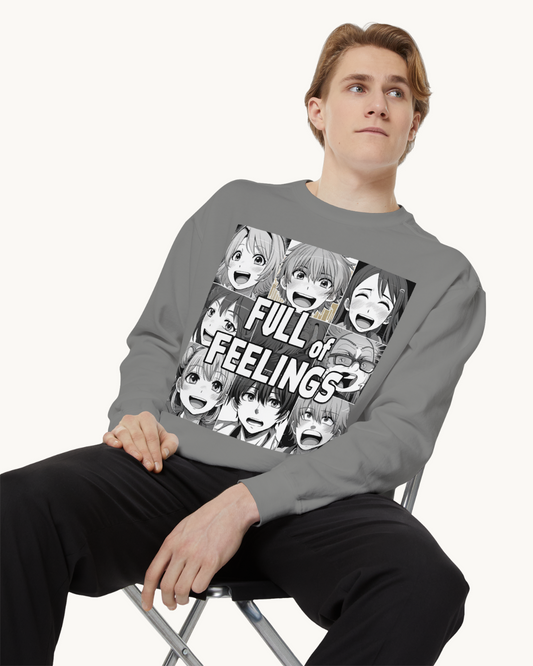 Full of Feelings Manga Unisex Sweatshirt