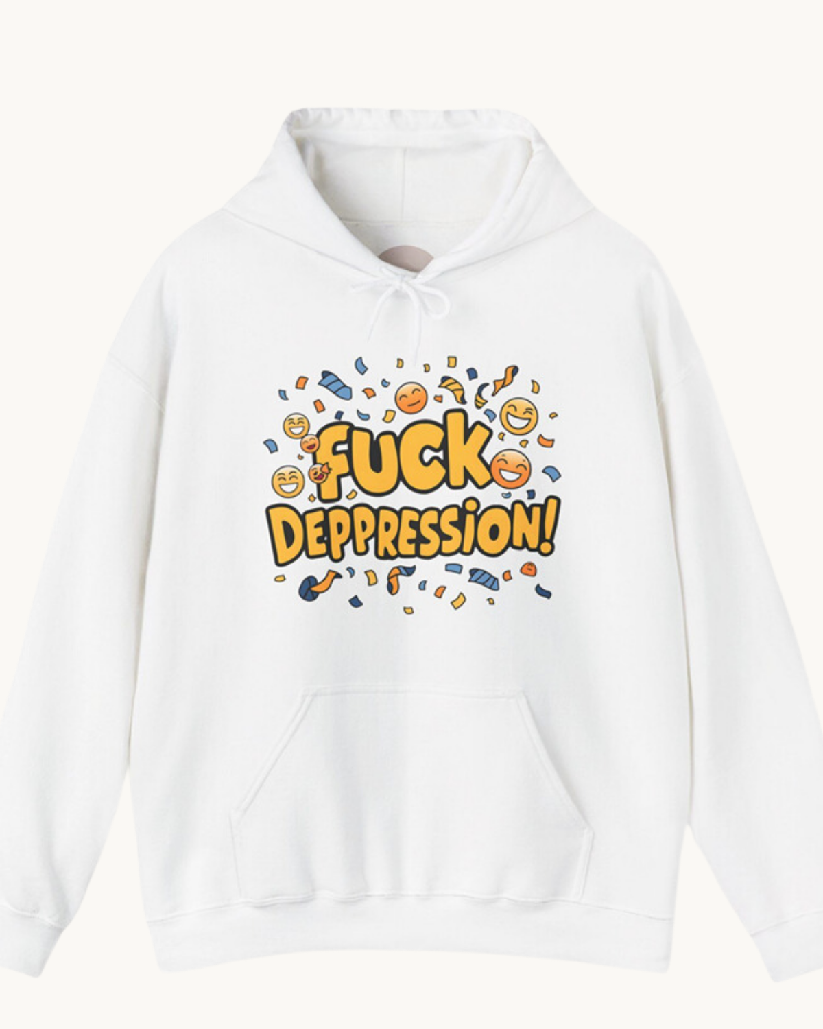 Fuck Depression Unisex Heavy Blend Hooded Sweatshirt