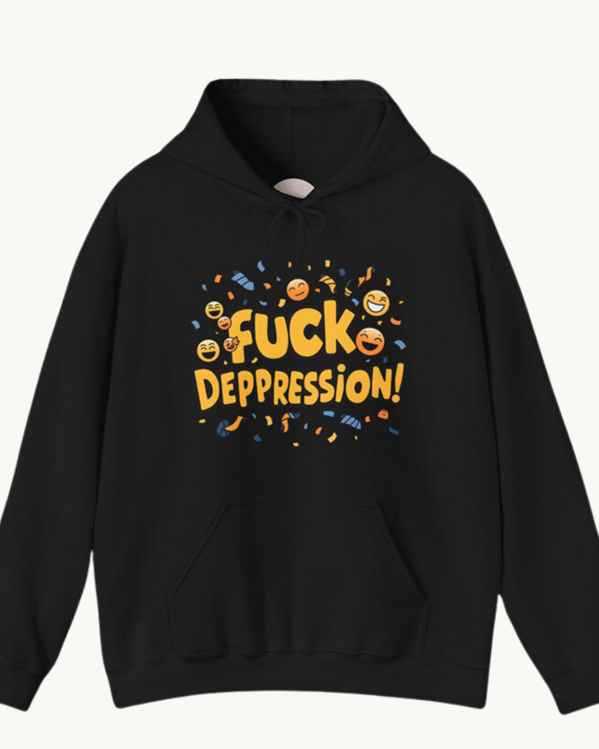 Fuck Depression Unisex Heavy Blend Hooded Sweatshirt