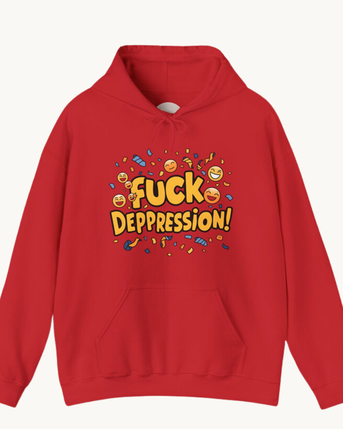 Fuck Depression Unisex Heavy Blend Hooded Sweatshirt