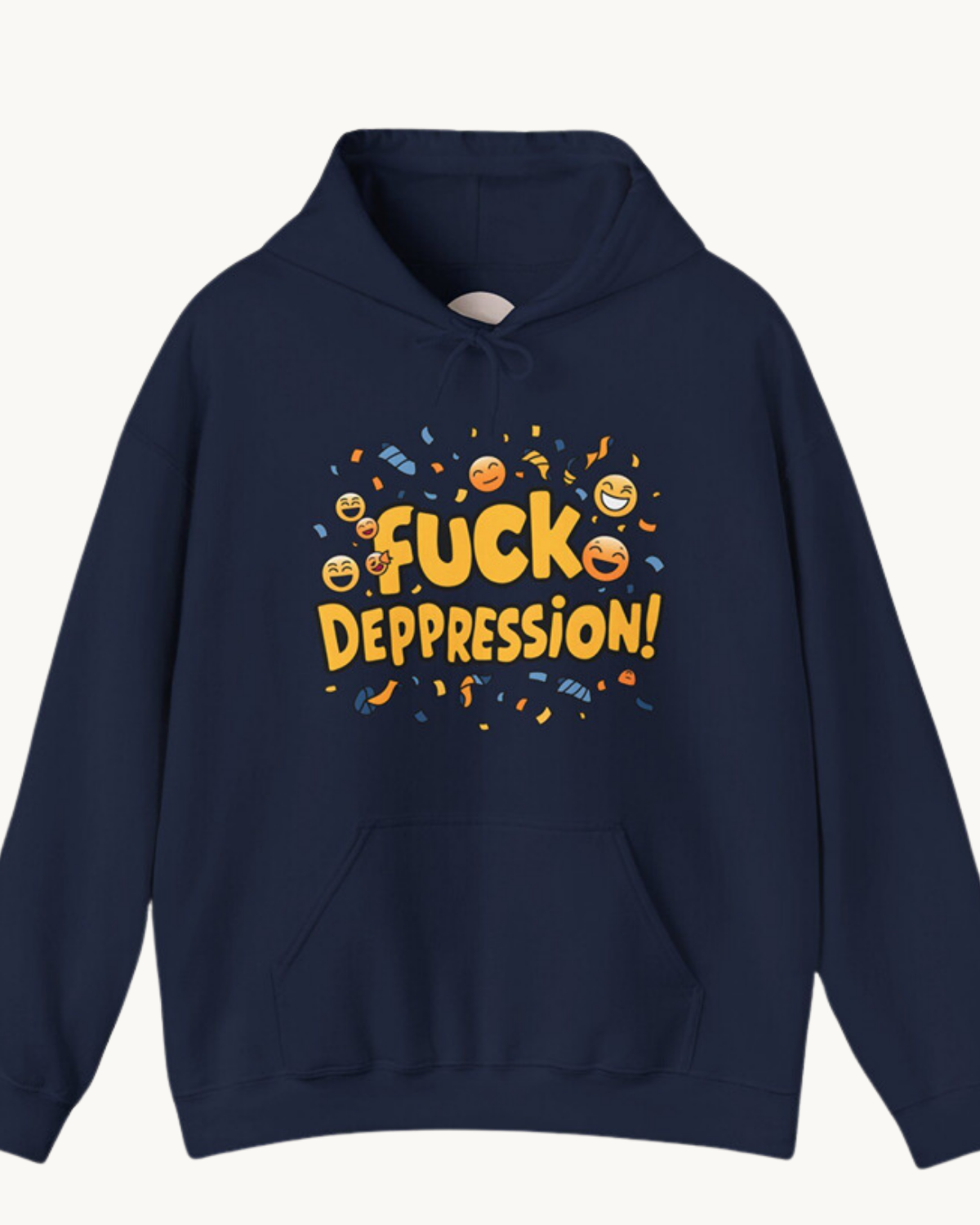 Fuck Depression Unisex Heavy Blend Hooded Sweatshirt