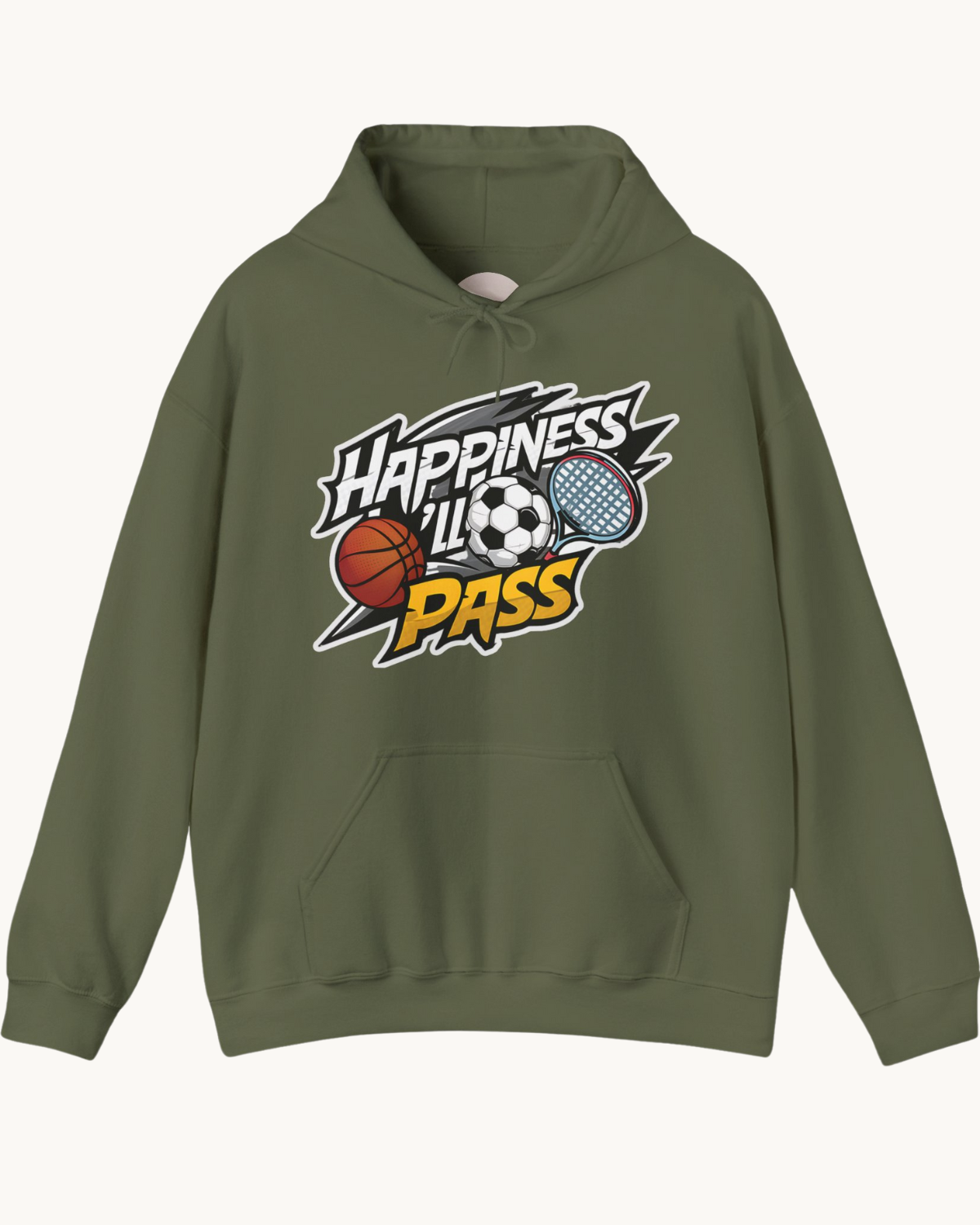 Happiness I Will Pass Unisex Hoodie - Cozy & Comfy