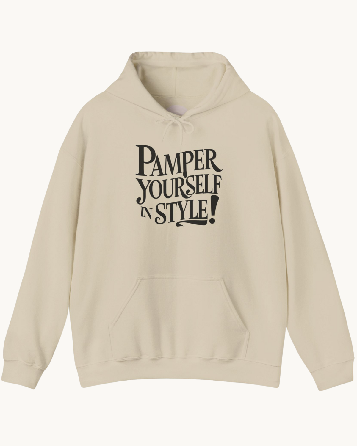 Pamper Yourself in Style Unisex Hoodie