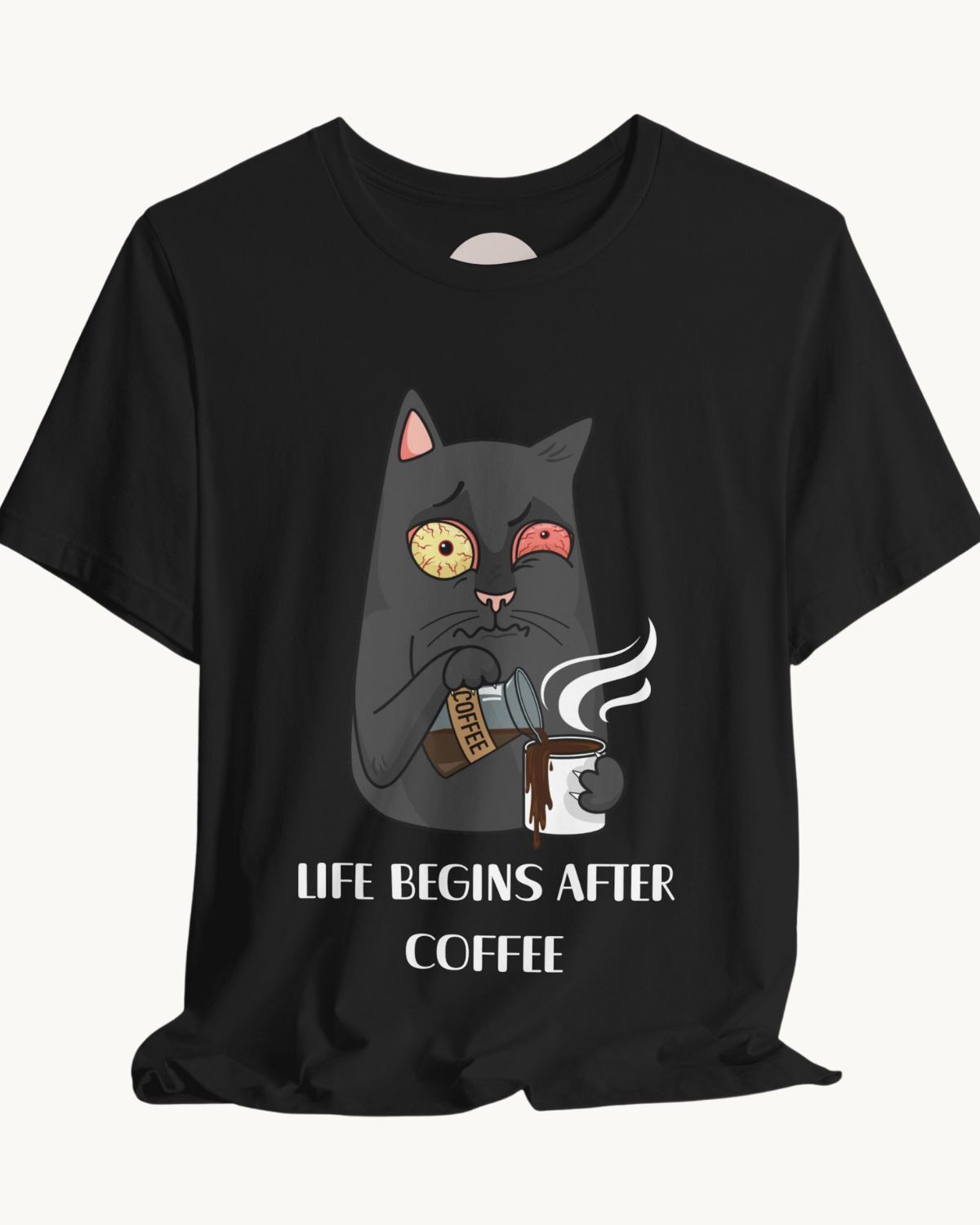 Life Begins After Coffee Unisex Tee