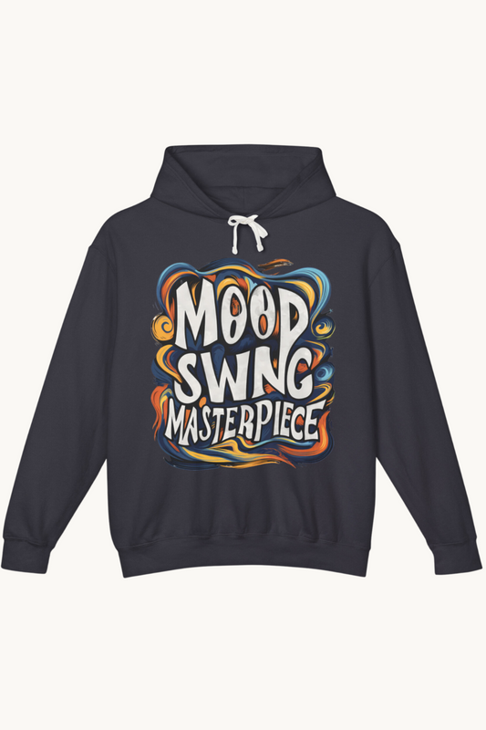 Mood Swing Masterpiece Unisex Lightweight Hooded Sweatshirt